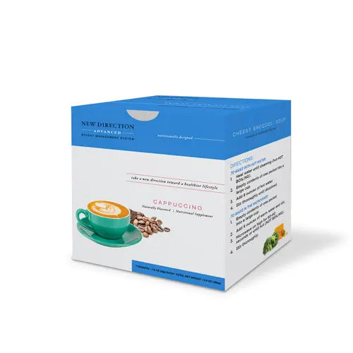 Cappuccino - Advanced Formulation 1 box has 7 meal replacements