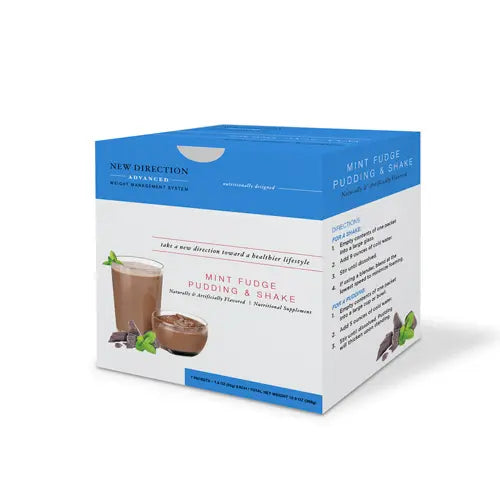 Mint Fudge Pudding and Shake - Advanced Formulation, 1 box has 7 meal replacements