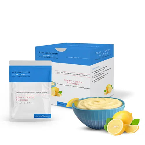 Zest Lemon Pudding - Advanced Formulation, 1 box has 7 meal replacements