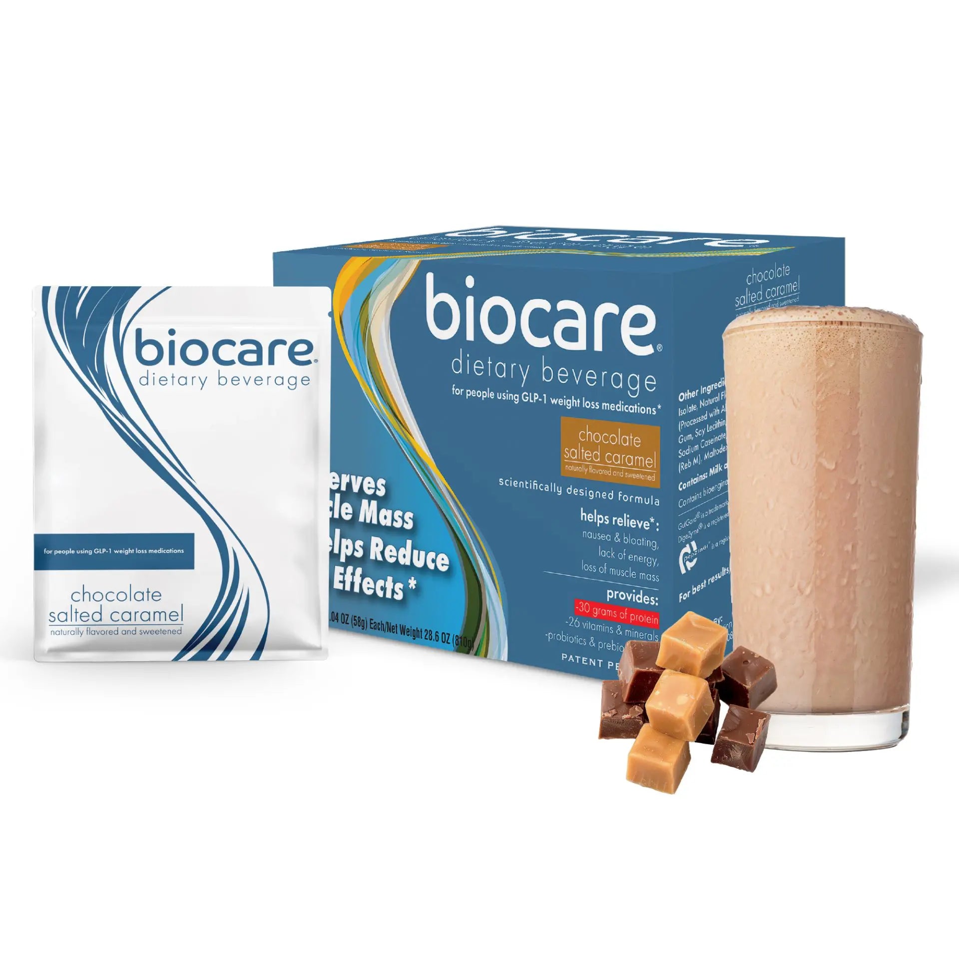 Biocare Chocolate Salted Caramel - 14 servings to 1 box