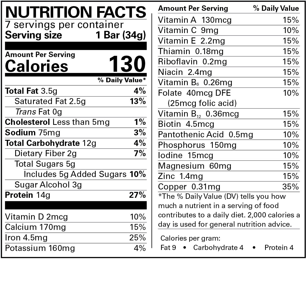 Chocolate Fudge Meal Replacement Bars - Advanced Formulation, 1 box has 7 bars