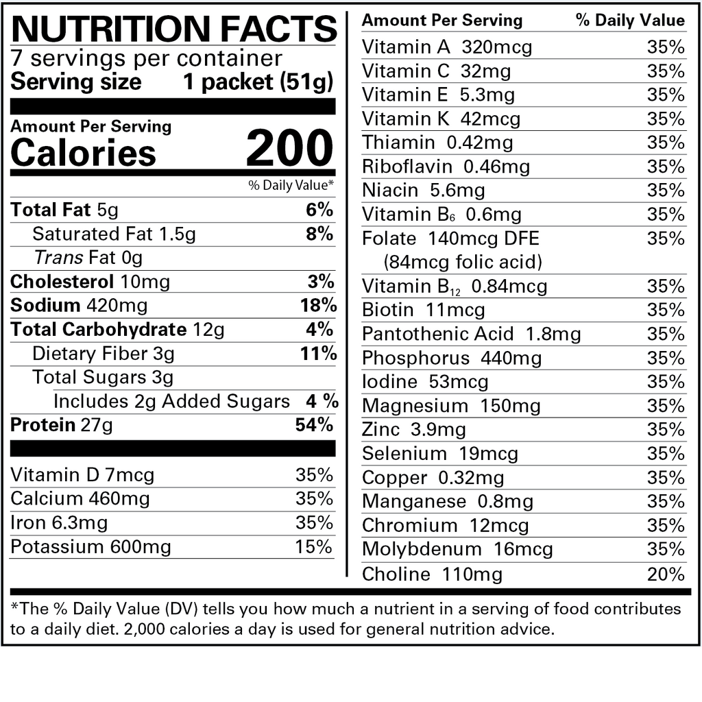 Cinnamon Roll Pudding/Shake - Advanced Formulation     1 box has 7 meal replacements