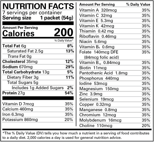 Cafe Mocha Shake - Advanced Formulation, 1 box has 7 meal replacements