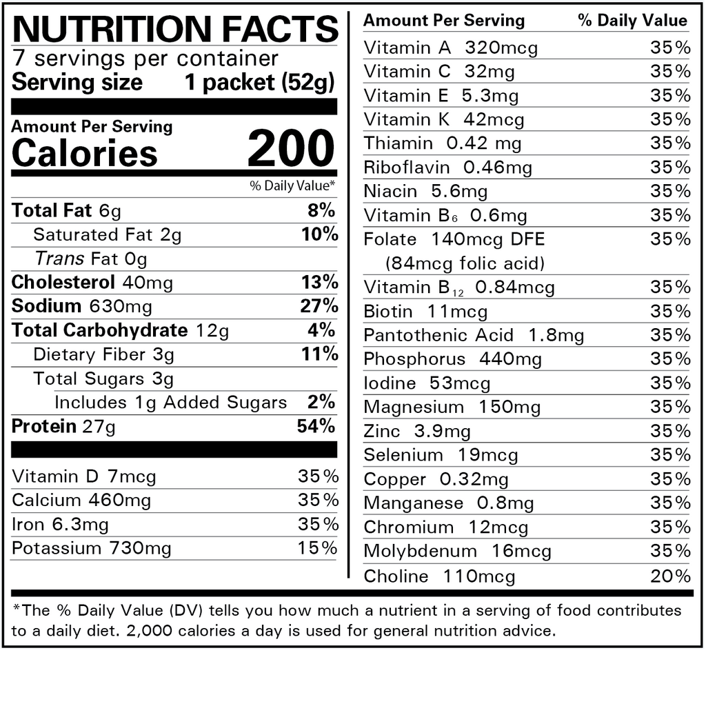 Strawberry Cream Shake - Advanced Formulation, 1 box has 7 meal replacements