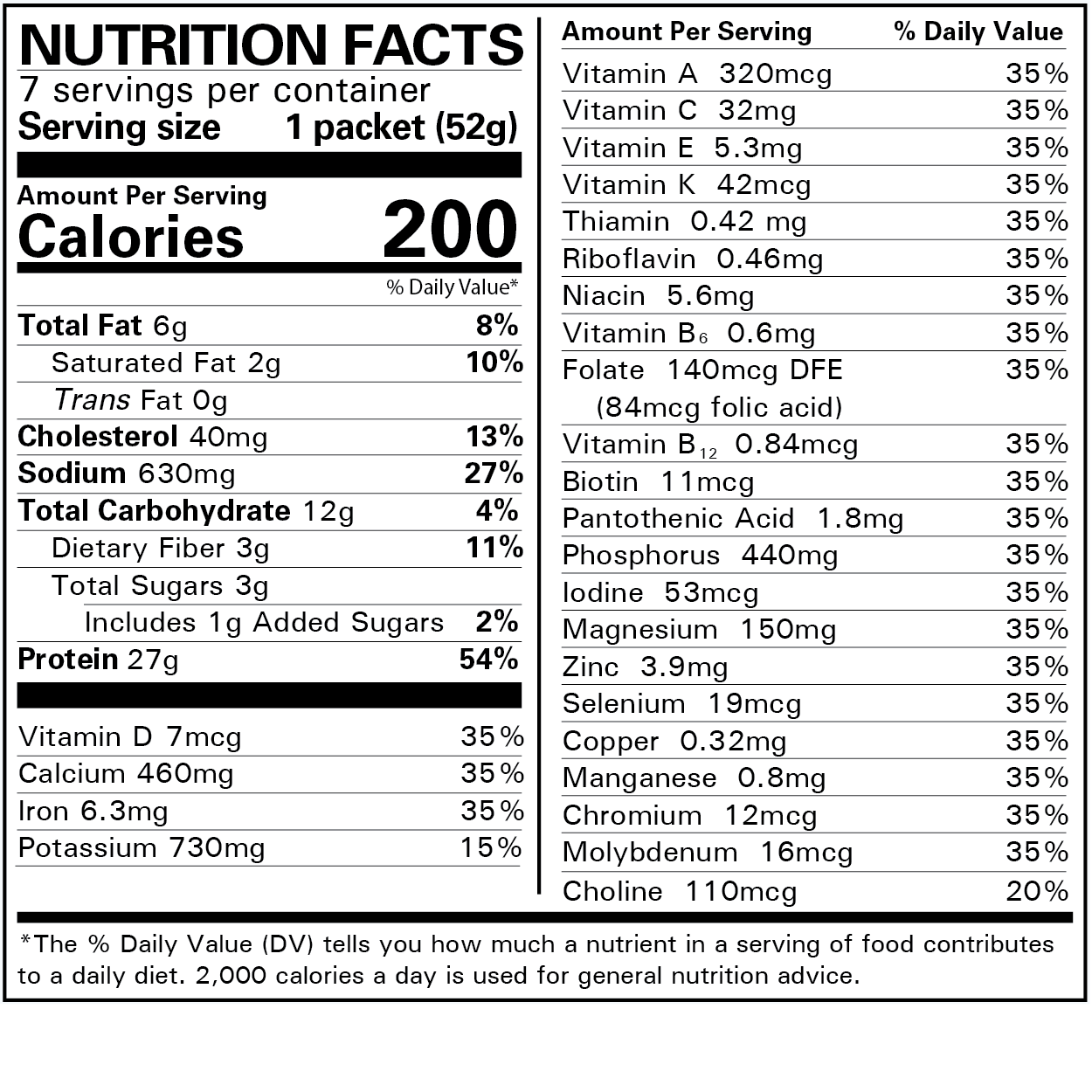 Strawberry Cream Shake - Advanced Formulation, 1 box has 7 meal replacements