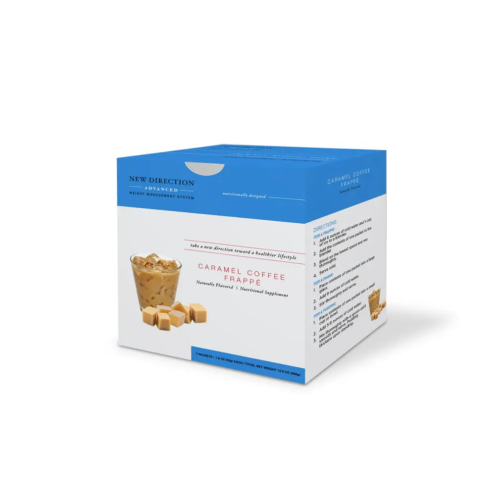Chocolate Caramel Pudding and Shake - Advanced Formulation, 1 box has 7 meal replacements