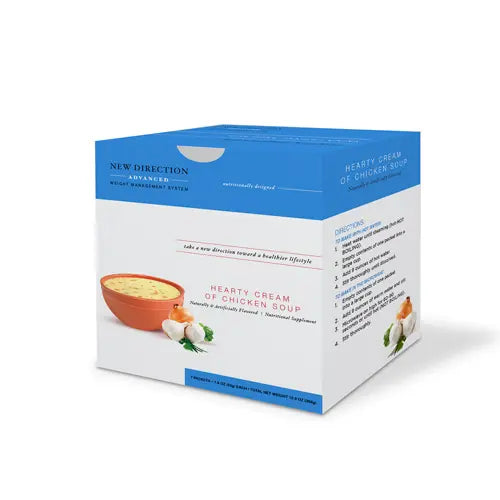 Hearty Cream of Chicken Soup - Advanced Formulation    1 box has 7 meal replacements