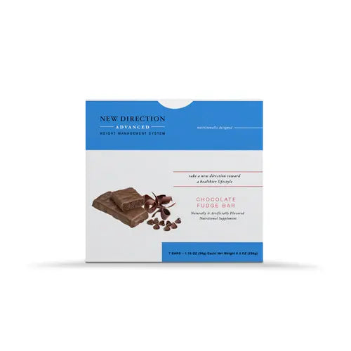 Chocolate Fudge Meal Replacement Bars - Advanced Formulation, 1 box has 7 bars