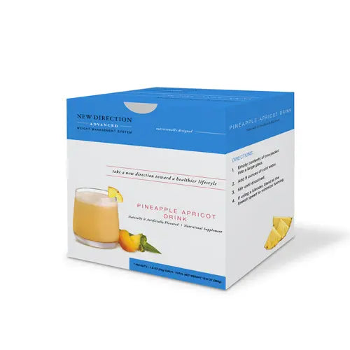 Pineapple Apricot Beverage - Advanced Formulation, 1 box has 7 meal replacements