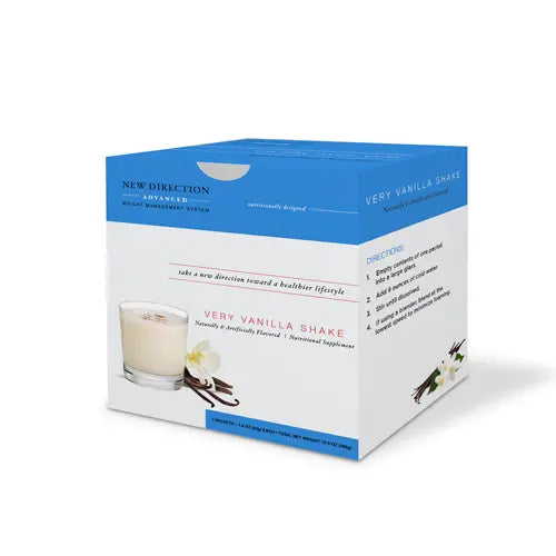 Very Vanilla Shake - Advanced Formulation, 1 box has 7 meal replacements